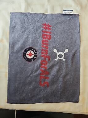 Pro Towels Sports Towel #1 Burn For ALS Cure ALS Augie's Quest